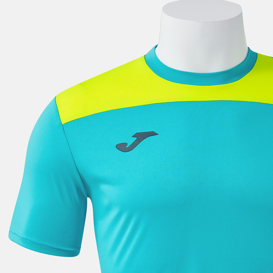 Joma Phoenix II 103124.019 – Divisa Calcio Turchese Giallo Uomo e Junior