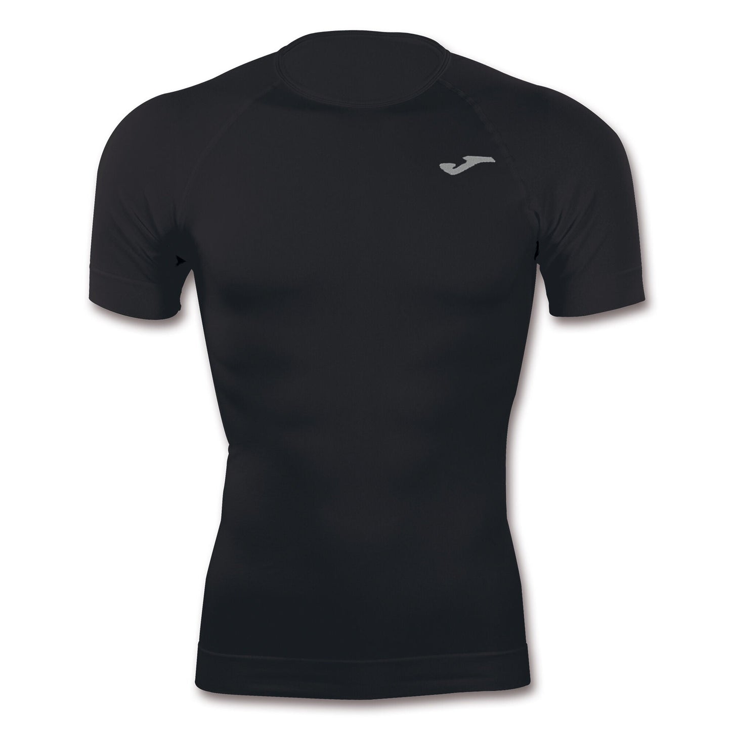 Joma Maglia Termica 101652.100 Manica Corta Unisex Nero
