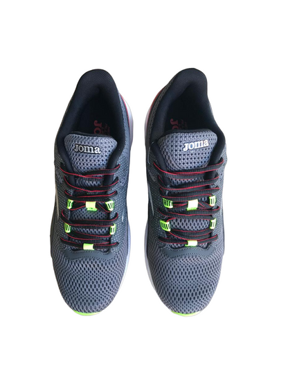 Joma Active 2330 8445757903266 Grey Red Scarpa Walking Fitness Uomo Camminate Lunghe