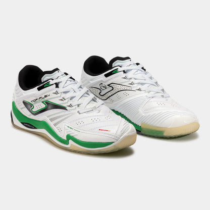 Joma Top Flex Ultimate 2502 Scarpe Calcetto Indoor Uomo Bianco Verde - TFUW2502IN