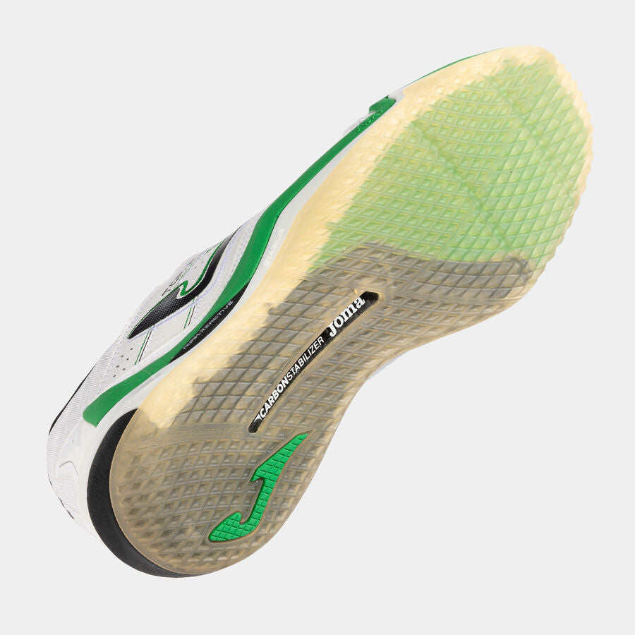 Joma Top Flex Ultimate 2502 Scarpe Calcetto Indoor Uomo Bianco Verde - TFUW2502IN