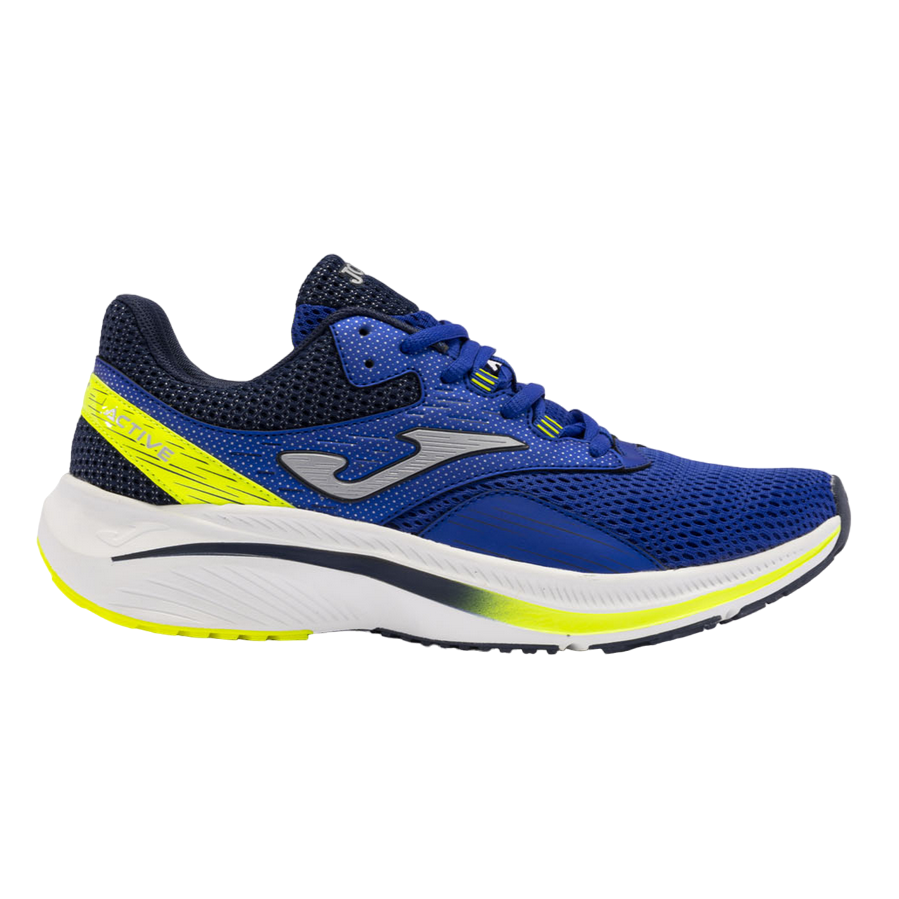 Joma Active 2405 Blu Giallo Limone - Scarpa Running Uomo Principianti Entry Level