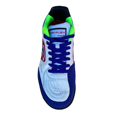 Joma Top Flex 2416 – Scarpa Calcetto Uomo Bianco Rosso Azzurro Turf