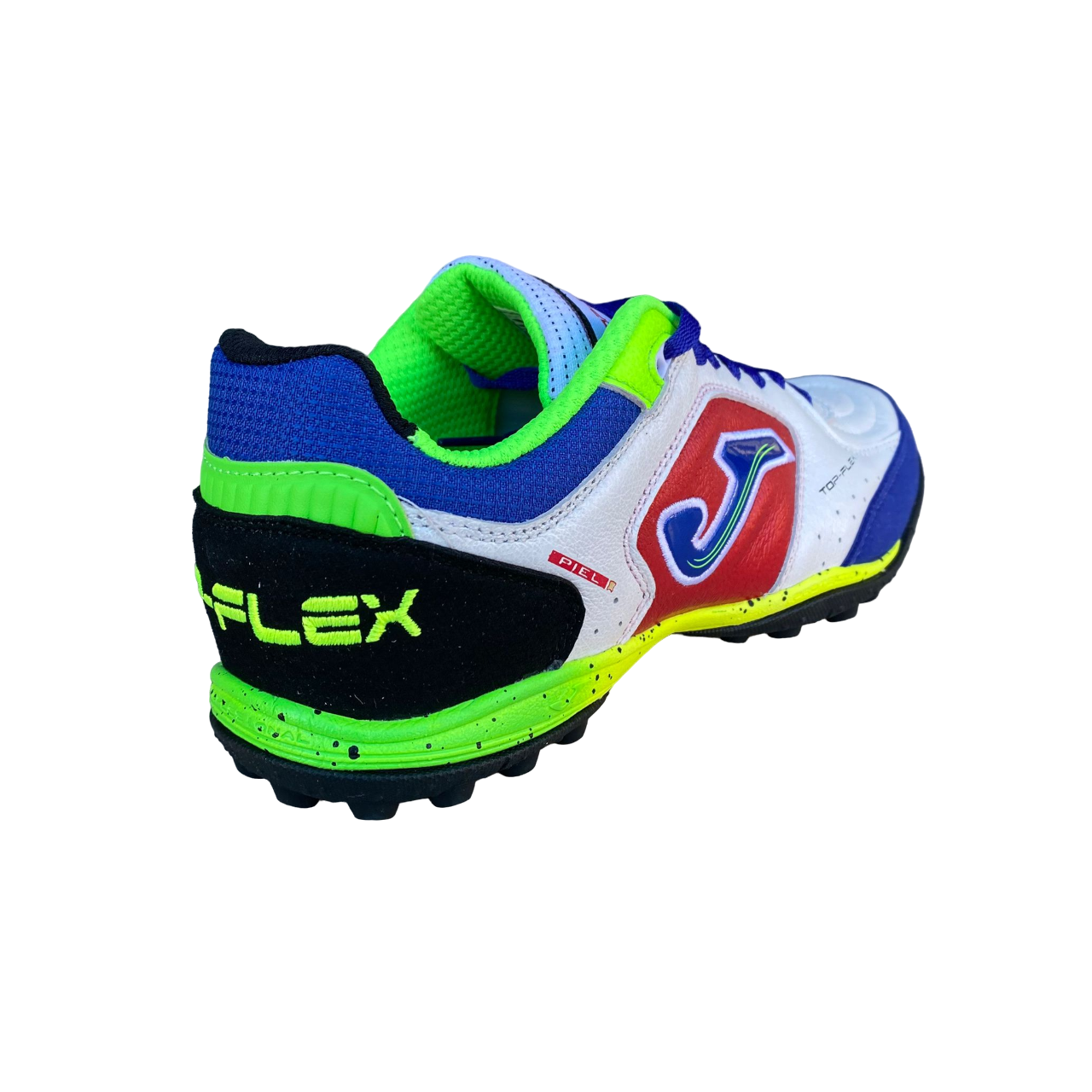 Joma Top Flex 2416 – Scarpa Calcetto Uomo Bianco Rosso Azzurro Turf