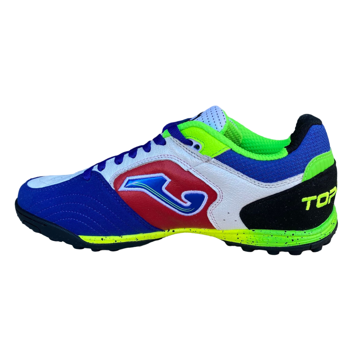 Joma Top Flex 2416 – Scarpa Calcetto Uomo Bianco Rosso Azzurro Turf