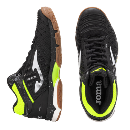Joma scarpa da pallavolo da uomo Blok 2401 nero-giallo