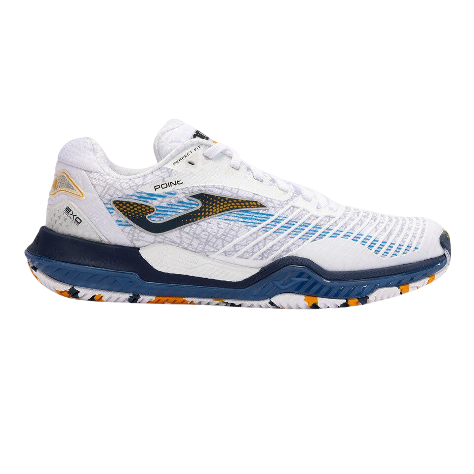 Joma Point Men Argilla 2402 Scarpe Tennis Uomo Bianco Blu TPOINTM2402