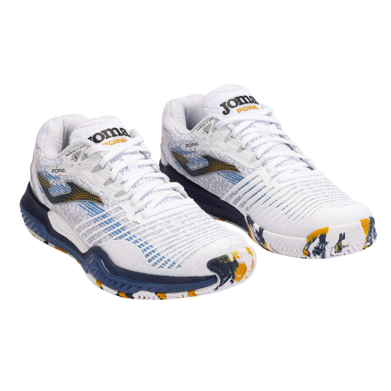 Joma Point Men Argilla 2402 Scarpe Tennis Uomo Bianco Blu TPOINTM2402