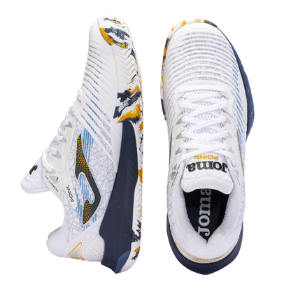 Joma Point Men Argilla 2402 Scarpe Tennis Uomo Bianco Blu TPOINTM2402