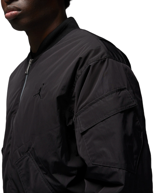 Jordan Giacca Bomber Renegade Essentials FB7316-010 Nero Uomo