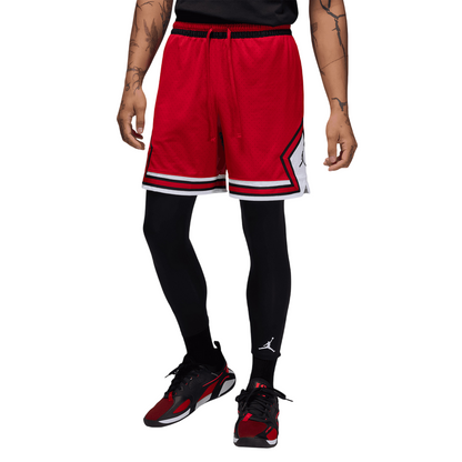 Jordan pantaloncino da uomo Diamond in mesh Dri-FIT HF9910-687 rosso-nero