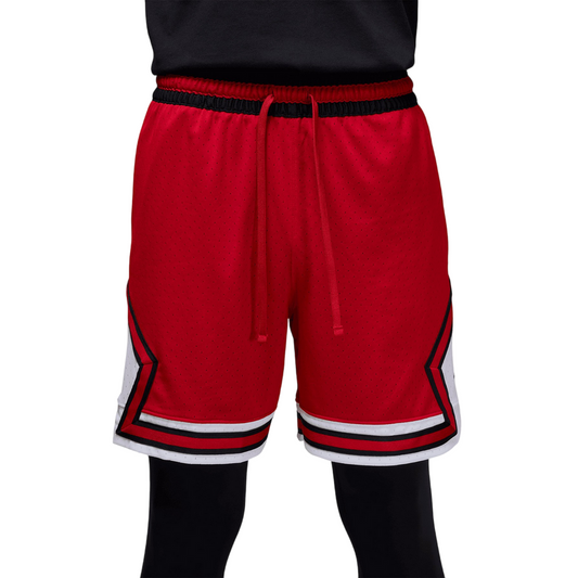 Jordan pantaloncino da uomo Diamond in mesh Dri-FIT HF9910-687 rosso-nero
