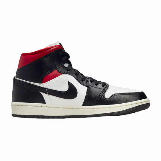 Jordan Air Jordan 1 Mid BQ6472-061 Sneakers Nero-Rosso-Bianco