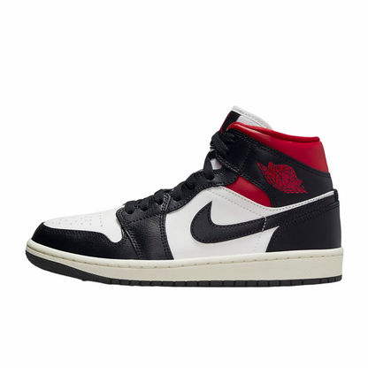 Jordan Air Jordan 1 Mid BQ6472-061 Sneakers Nero-Rosso-Bianco