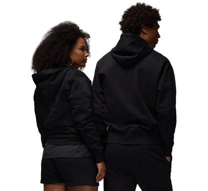 Jordan – Felpa con Cappuccio Brooklyn Fleece FV7281-010 Nero-Bianco | Comfort Premium, Stile Iconico e Versatilità Urbano-Sportiva