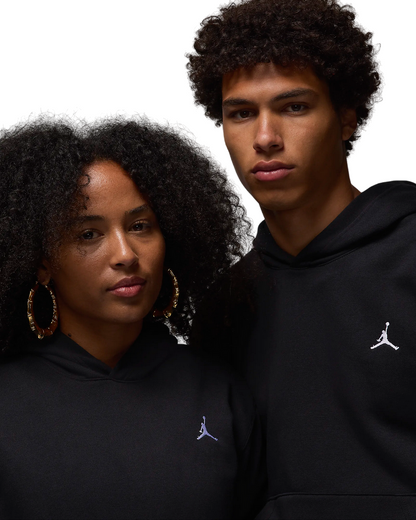 Jordan – Felpa con Cappuccio Brooklyn Fleece FV7281-010 Nero-Bianco | Comfort Premium, Stile Iconico e Versatilità Urbano-Sportiva