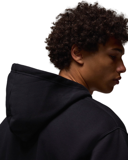 Jordan – Felpa con Cappuccio Brooklyn Fleece FV7281-010 Nero-Bianco | Comfort Premium, Stile Iconico e Versatilità Urbano-Sportiva