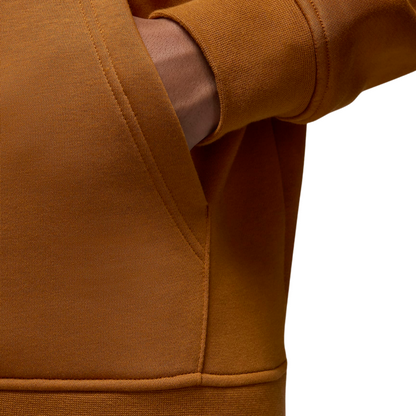 Jordan felpa con cappuccio Brooklyn Fleece FV7281-228 bronzo-bianco