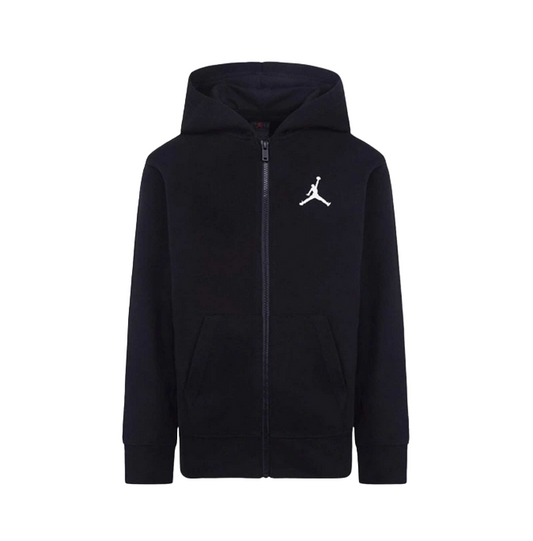 Jordan felpa da ragazzi con cerniera e cappuccio Essentials 95C573-023 nero