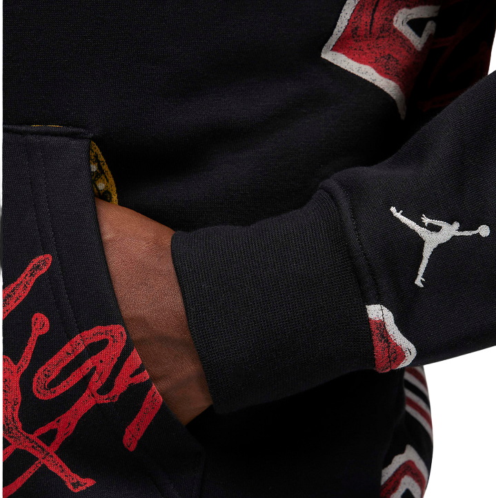 Jordan felpa con cappuccio da uomo Brooklyn FN4545-010 nero