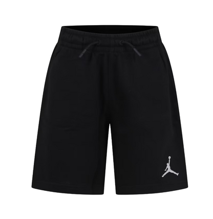 Jordan pantaloncino da ragazzo in cotone con logo Jumpman ricamato 95C575-023 nero