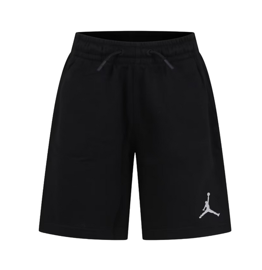Jordan pantaloncino da ragazzo in cotone con logo Jumpman ricamato 95C575-023 nero