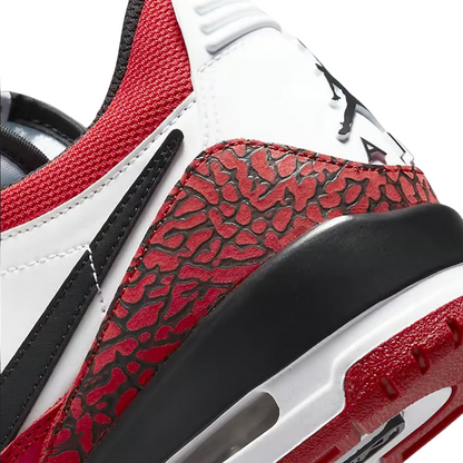 Jordan Air Jordan Legacy 321 Low Sneakers Uomo CD7069-116 Bianco Nero Rosso