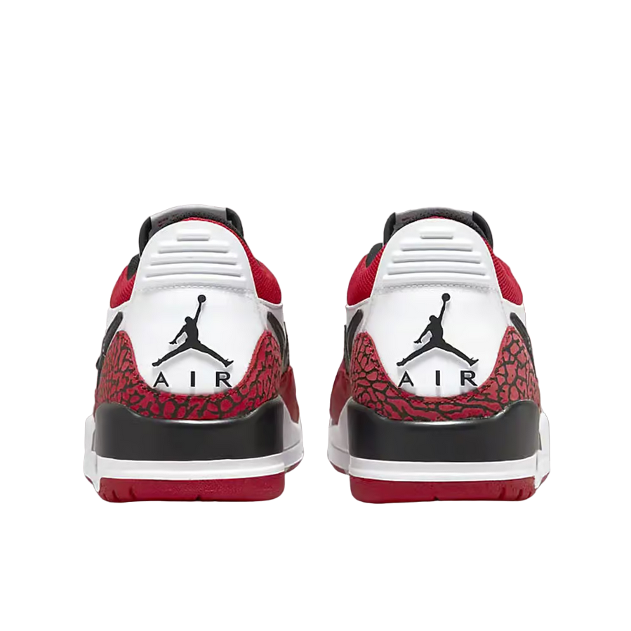 Jordan Air Jordan Legacy 321 Low Sneakers Uomo CD7069-116 Bianco Nero Rosso