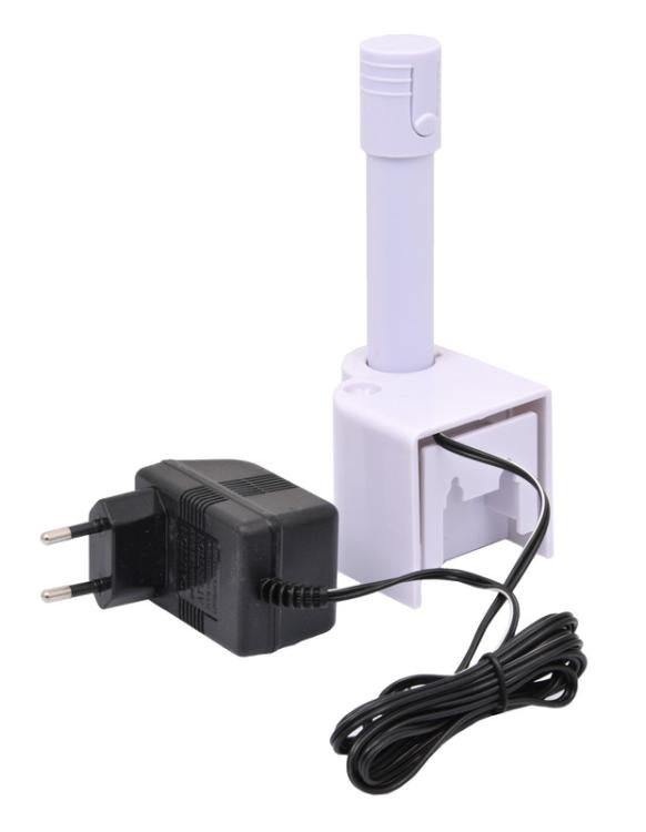 Joytech Akku-Reibe 2 Edelstahlrollen Weiß/Grün Käse Küche