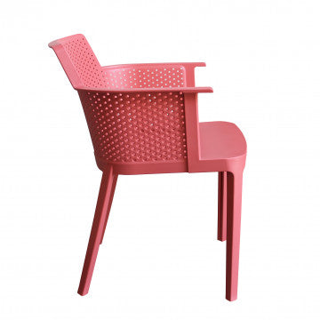 Poltrona Cathy - Poltrona impilabile in polipropilene - Dimensioni: 60x58x76.5cm