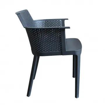 Poltrona Cathy - Poltrona impilabile in polipropilene - Dimensioni: 60x58x76.5cm