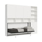 Kando horizontal single disappearing bed with mattress and available compositions
