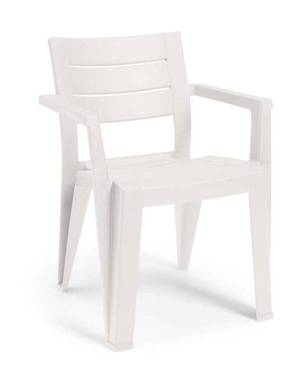 Sedia Julie Keter – Ergonomica, Resistente, Effetto Legno, 5 Colori