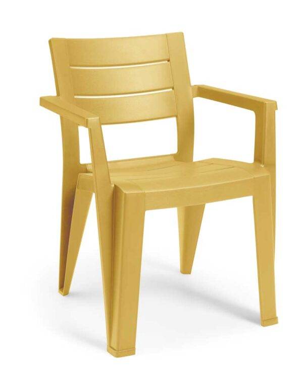 Sedia Julie Keter – Ergonomica, Resistente, Effetto Legno, 5 Colori