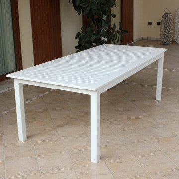 Tavolo Cuba allungabile 220/280 x 100 - Struttura in alluminio verniciato