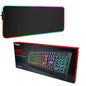 Gaming Mousepad Kit XXL Mouse + Trust Ziva LED Backlit PC Keyboard