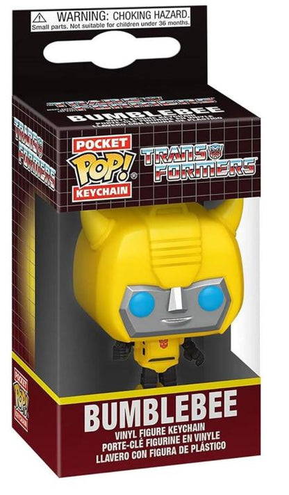 Funko Pop! Schlüsselanhänger Pocket Movie Transformers – (Bumblebee) Vinylfigur 4 cm