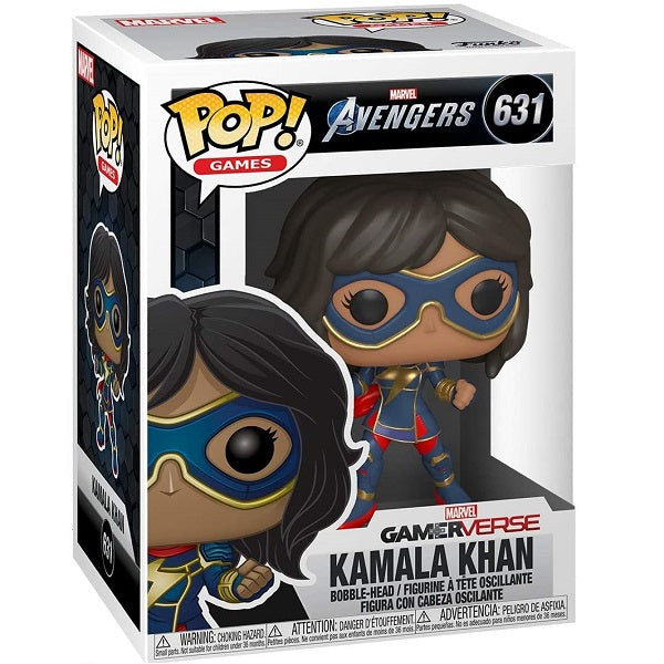 Funko Pop Games Marvel Avengers 631 Kamala Khan Vinyl Figure Gamerverse Statua