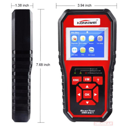 OBD2 II Scanner Konnwei KW850 Kfz-Diagnosegerät Fehlerausleser