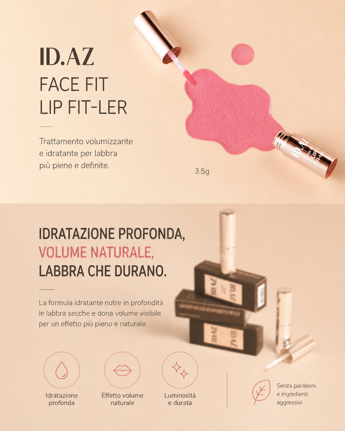 ID.AZ FACE FIT LIP FIT-LER #01