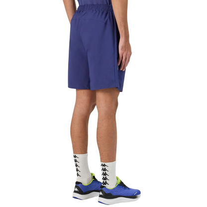 Kappa pantaloncino sportivo da uomo Kombat Padel Fivio 331K48W A0V blu-giallo