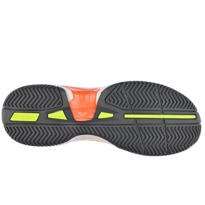 Kappa scarpa da padel Kombat Kage 321N5RW A00 verde neon-corallo neon