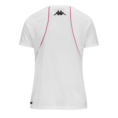 Kappa maglietta manica corta da donna Kombat Padel Fitasi 361L49W 001 bianco