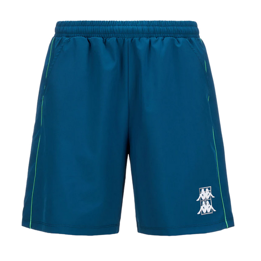Kappa pantaloncino sportivo da uomo Kombat Padel Fivio 331K48W A0T blu verde
