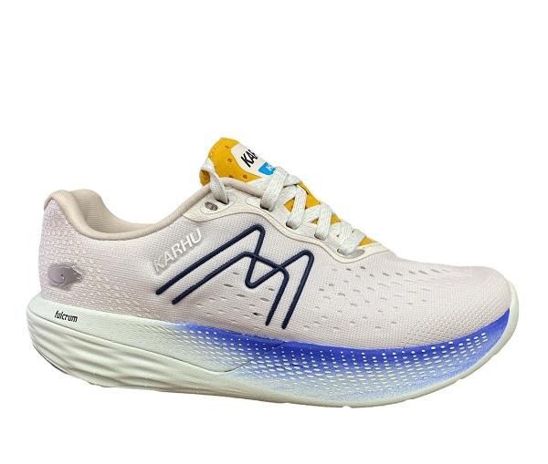 Karhu Ikoni Ortix - Women's Cushioned Running Shoe White Golden Rod