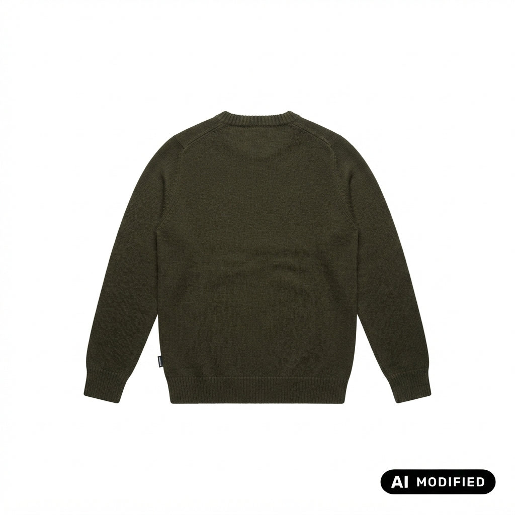 Bomboogie Maglione Girocollo MM9866KCNW 322 Uomo Verde - Maglione in Maglia
