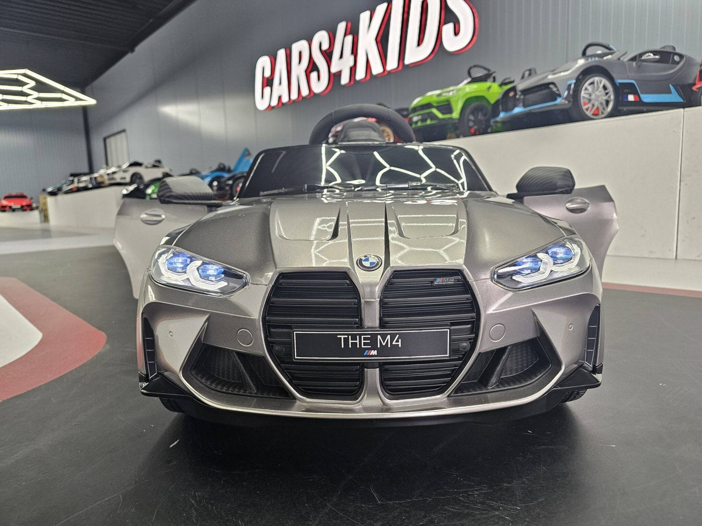 Kinder Elektroauto BMW M4 12 V – Grau Metallic