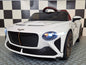 12V Bentley Bacalar Electric Ride-On Car for Kids – White