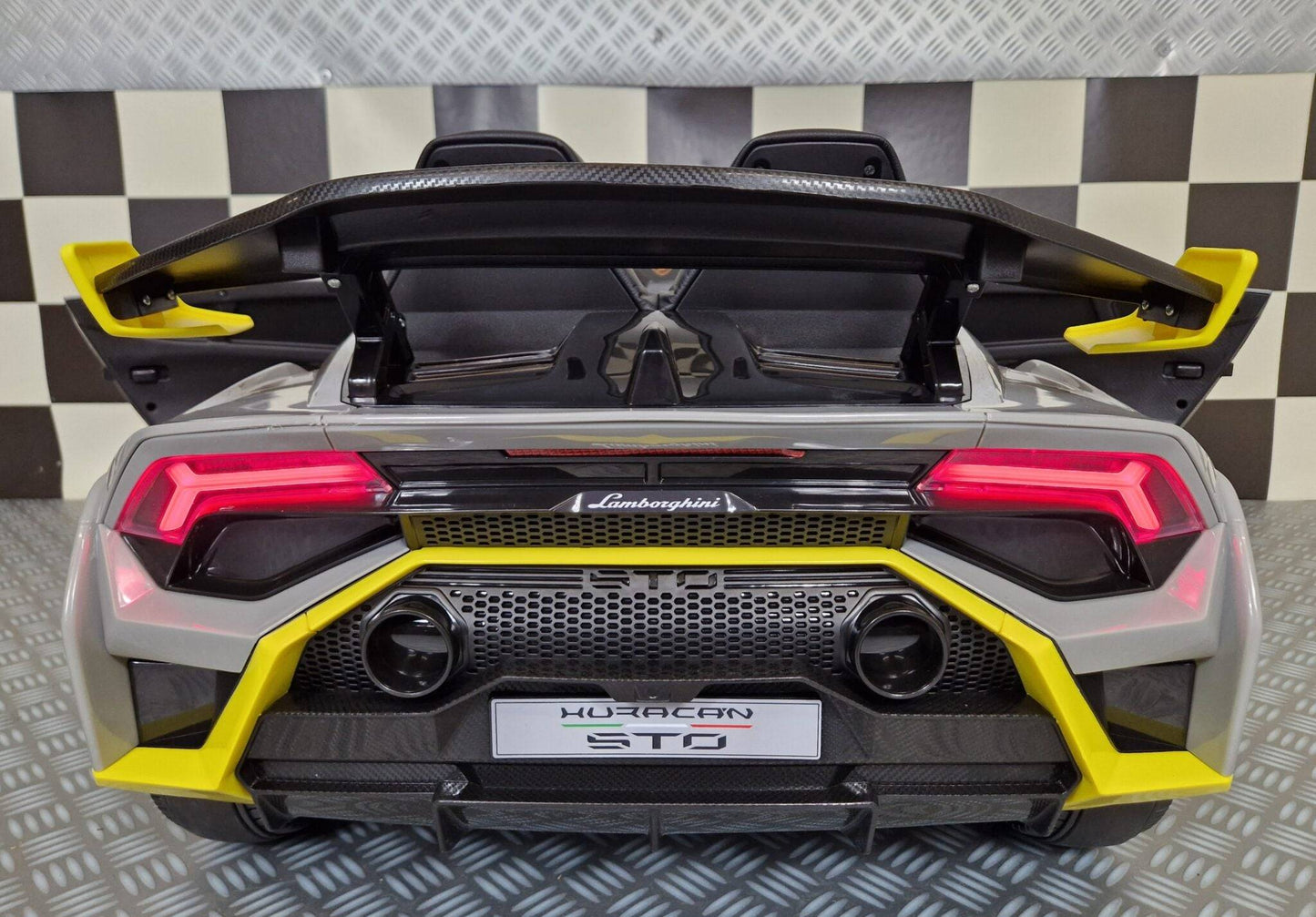 Kinder Elektroauto Lamborghini Huracan STO 12 V – Grau