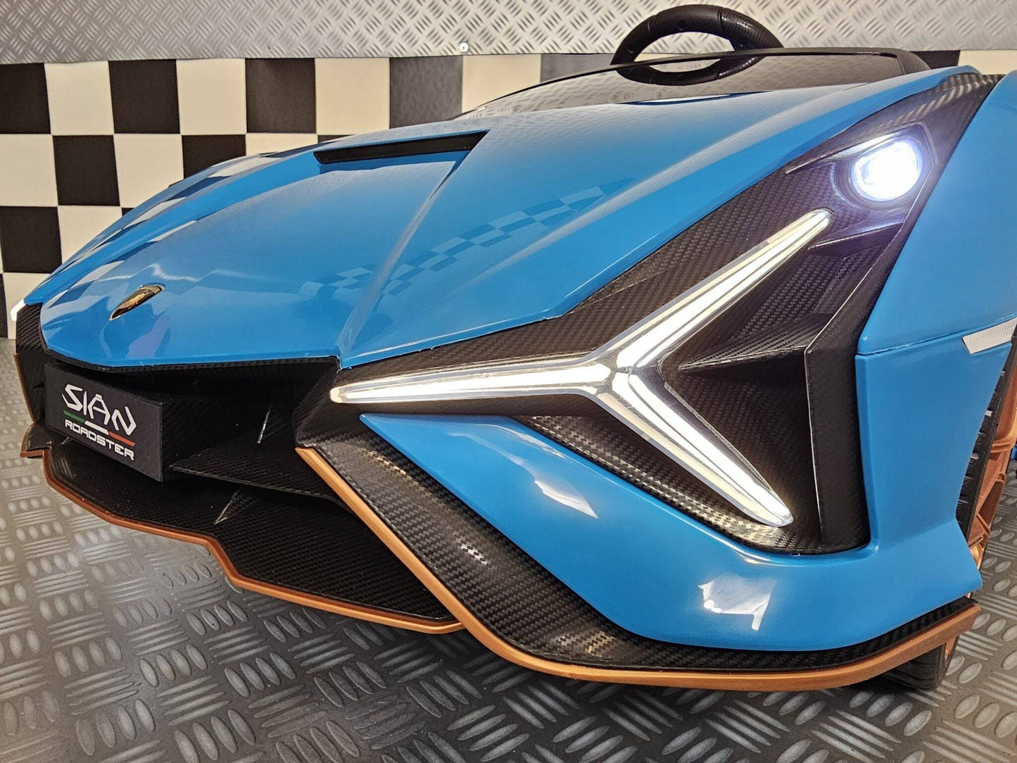 Kinder-Elektroauto Lamborghini Sian 24 V – 2 Sitzer – Blau